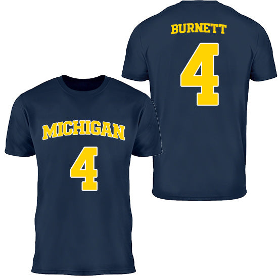 University of Michigan Men's Basketball Nimari Burnett Jersey Tee