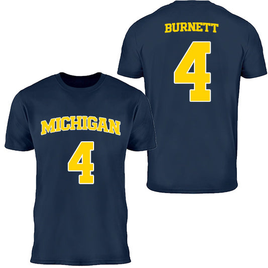 University of Michigan Men's Basketball Nimari Burnett Jersey Tee