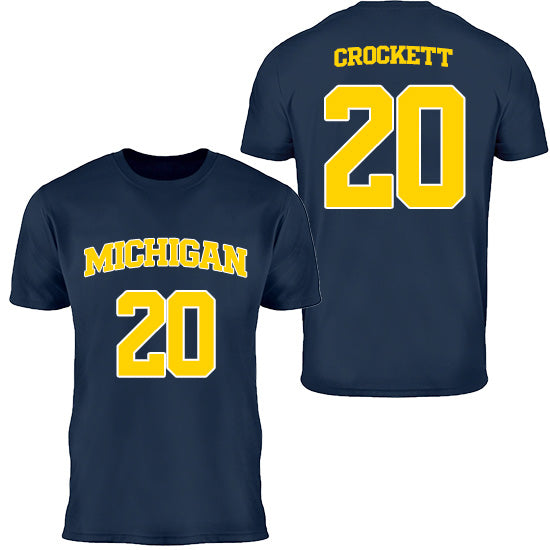 University of Michigan Women's Basketball Alyssa Crockett Jersey Tee