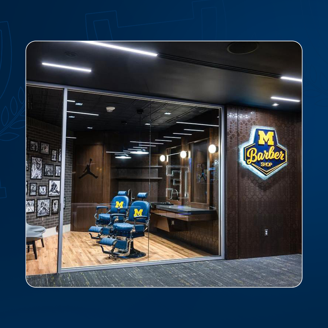 Michigan Football Barbershop Experience