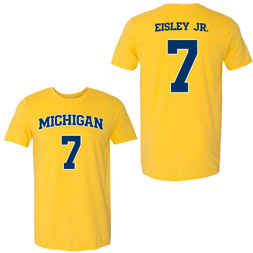 University of Michigan Men's Basketball Howard Eisley Jr. Jersey Tee