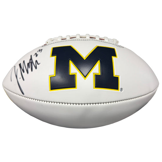 University of Michigan Football Jordan Marshall Autographed Football