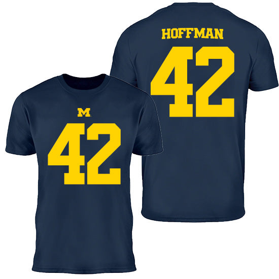 Valiant University of Michigan Football Jalen Hoffman #42 Jersey Tee