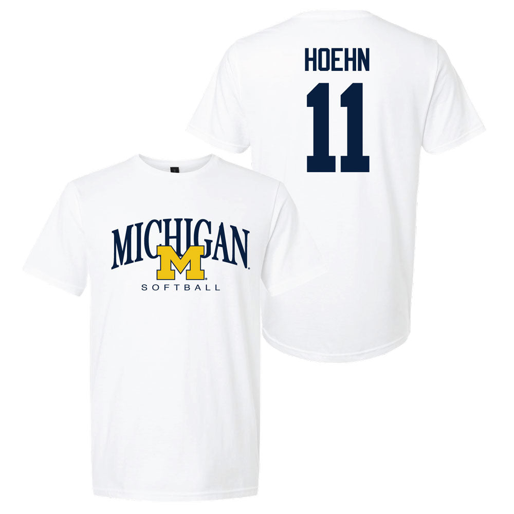 Valiant University of Michigan Softball Erin Hoehn #11 M/Michigan Sport Tee
