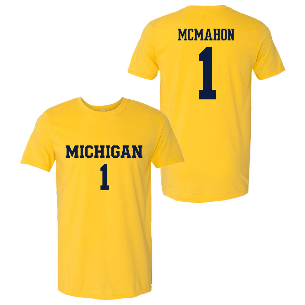 Valiant University of Michigan Field Hockey Caylie McMahon Jersey Tee