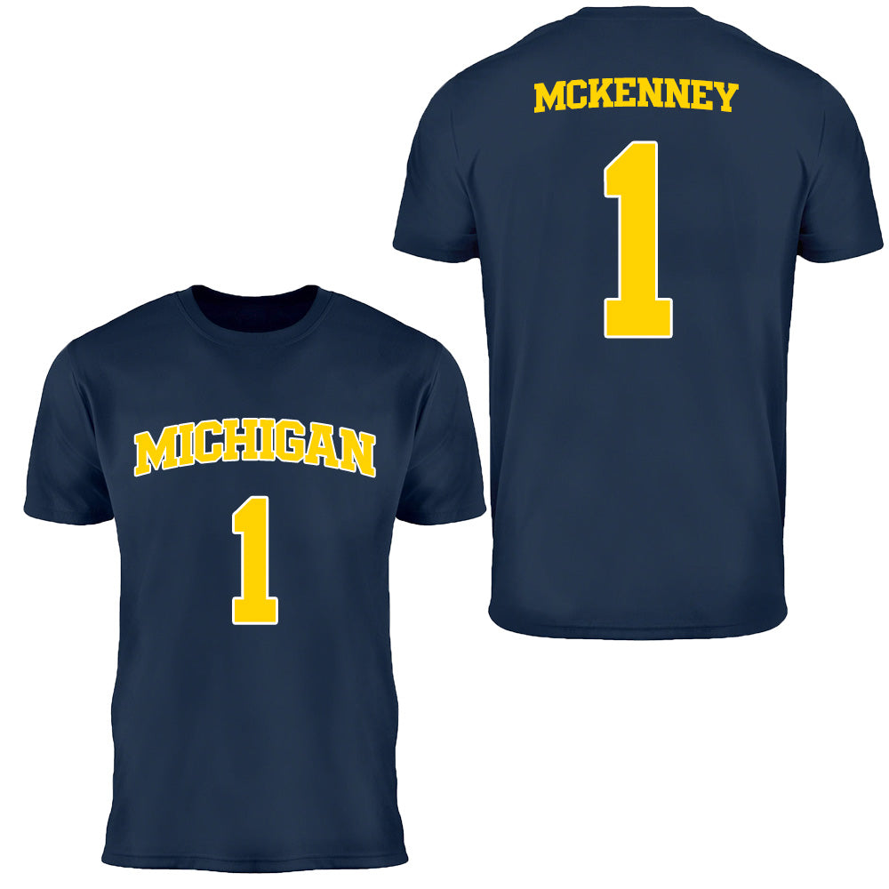 University of Michigan Men's Basketball Trey McKenney Jersey Tee
