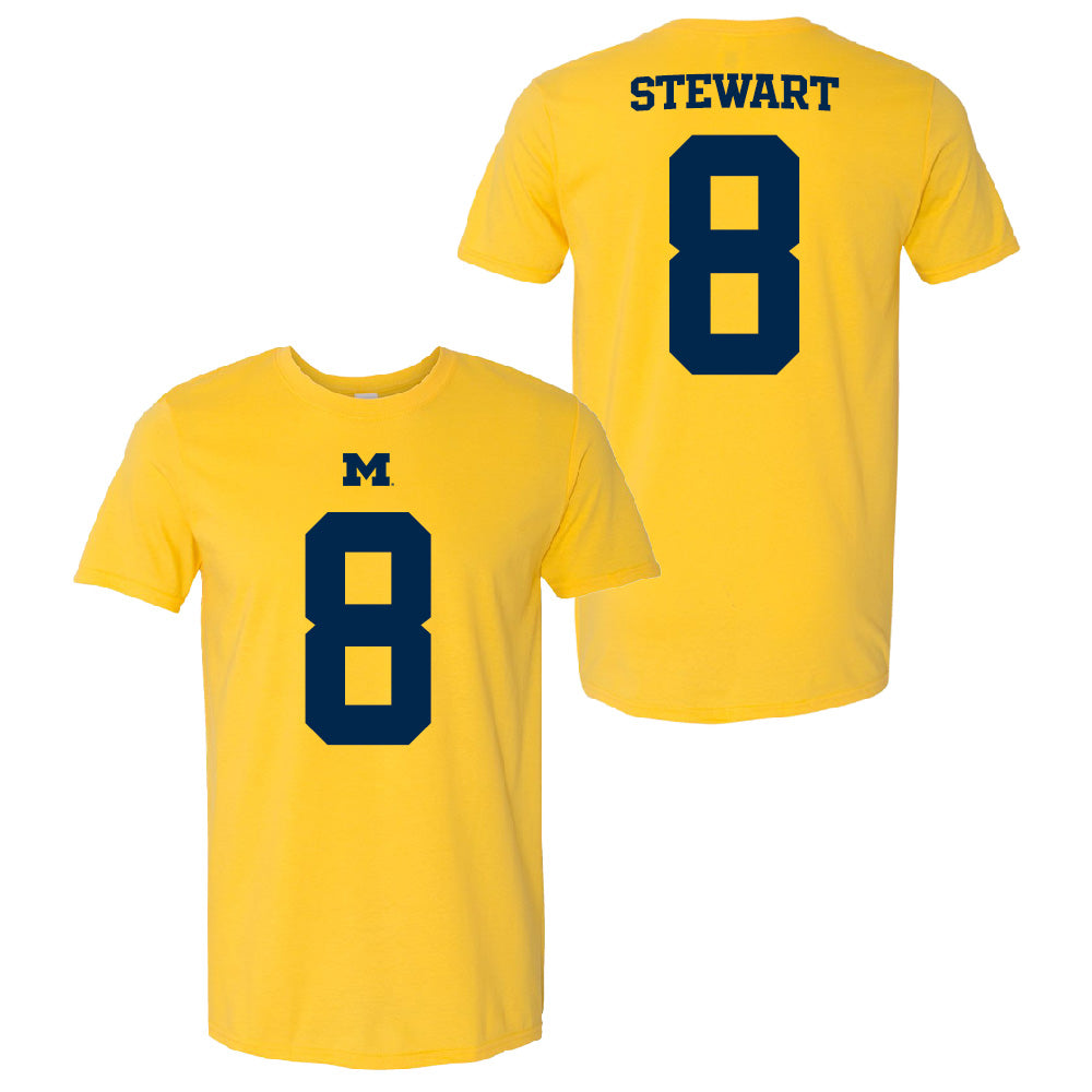 Valiant University of Michigan Football I'Marion Stewart #8 Jersey Tee