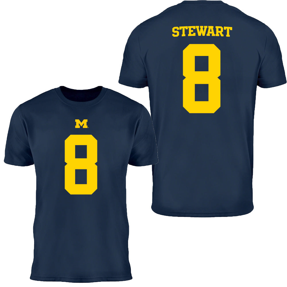 Valiant University of Michigan Football I'Marion Stewart #8 Youth Jersey Tee