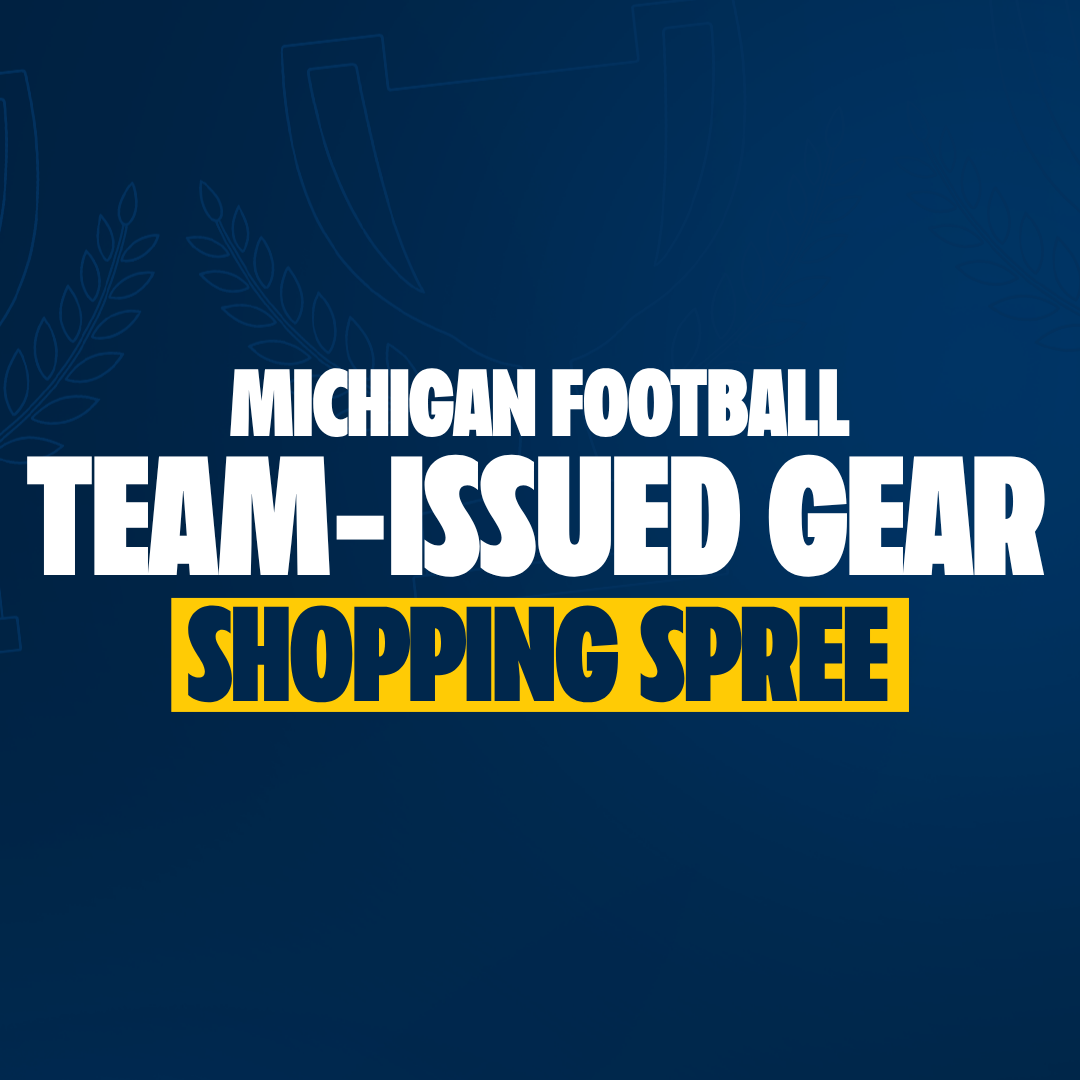 Michigan Football Equipment Room Team Gear Shopping Spree