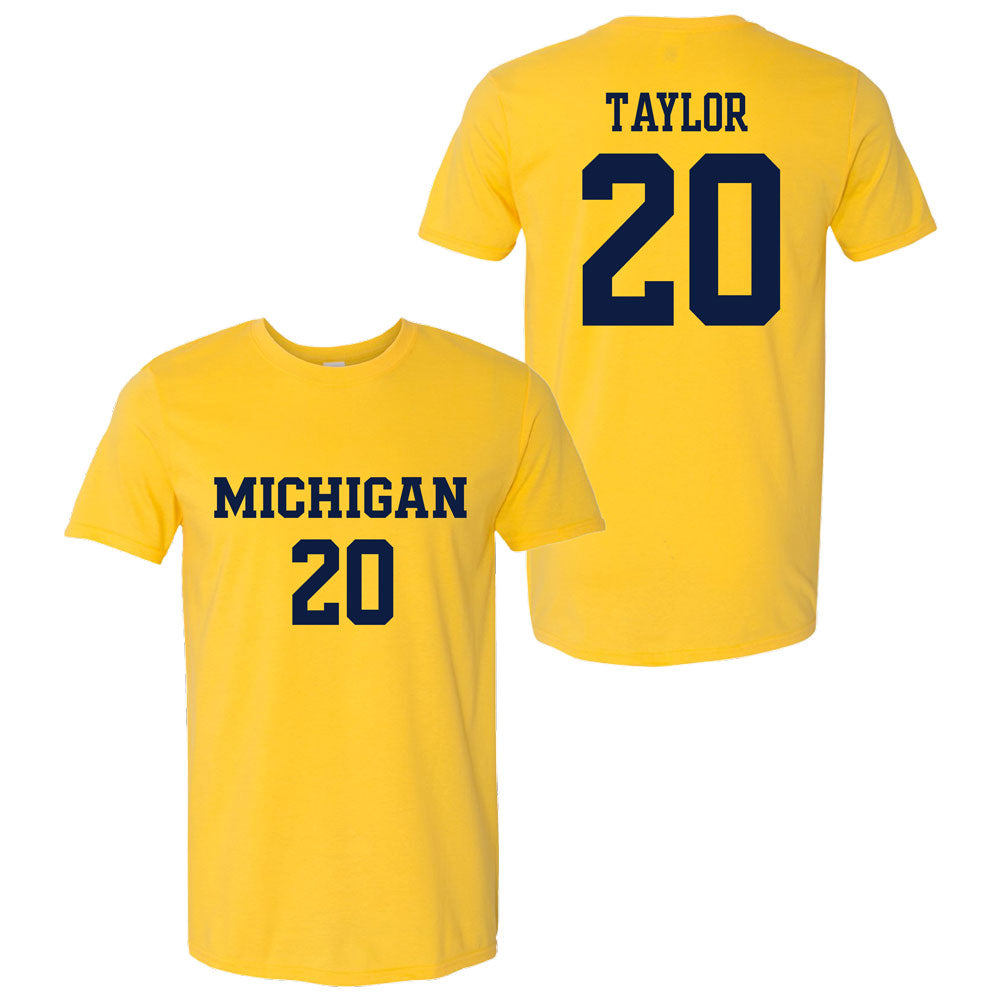 Valiant University of Michigan Field Hockey Claire Taylor Jersey Tee
