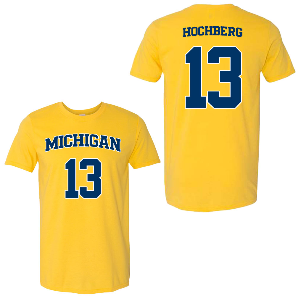 University of Michigan Men's Basketball Harrison Hochberg Jersey Tee