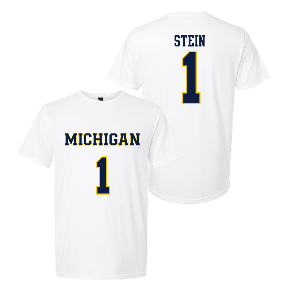 Valiant University of Michigan Lacrosse Ceci Stein #1 Jersey Tee