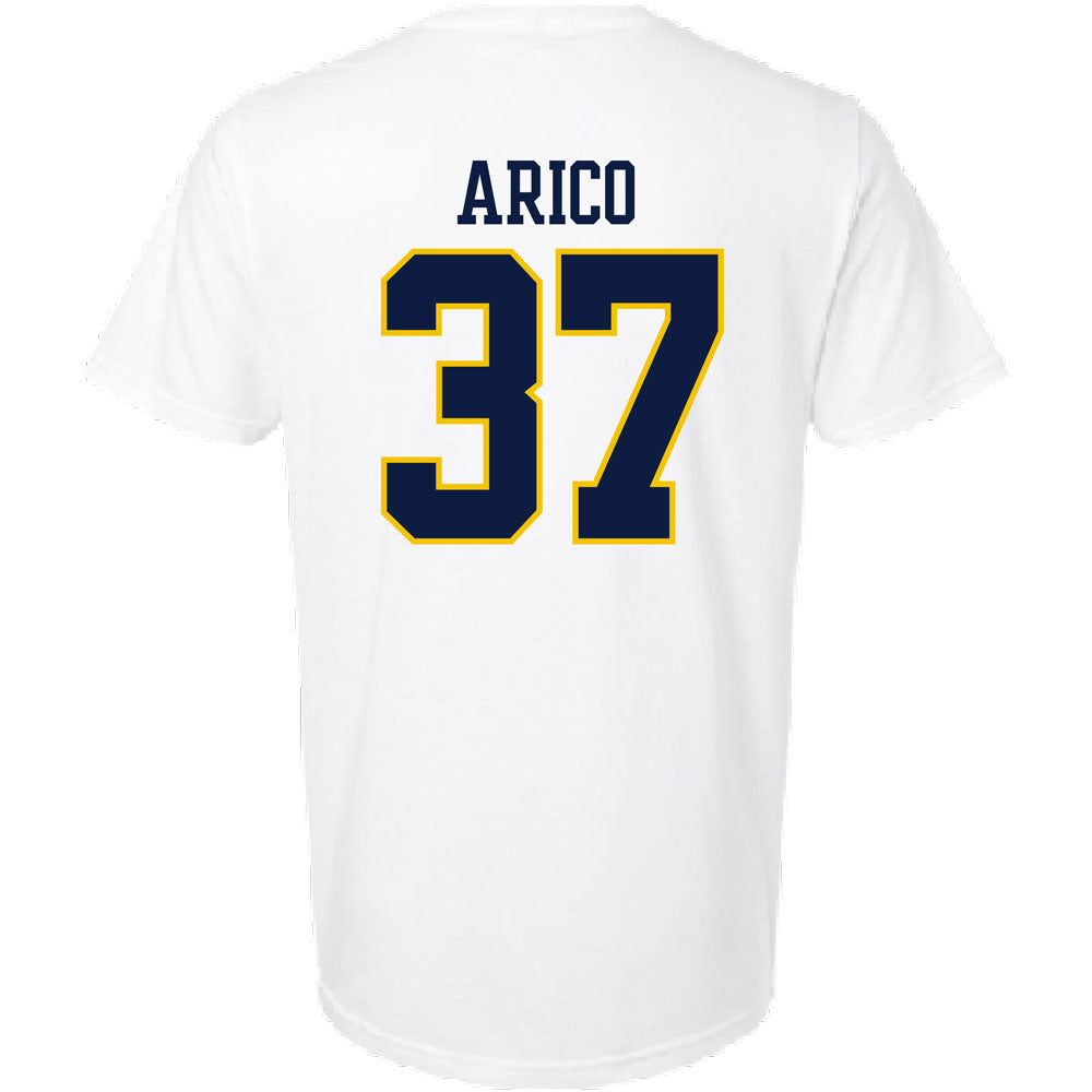 Valiant University of Michigan Lacrosse Emma Arico #37 Jersey Tee