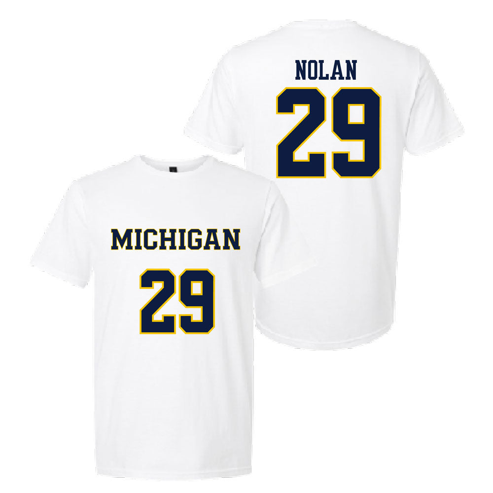 Valiant University of Michigan Lacrosse Stella Nolan #29 Jersey Tee