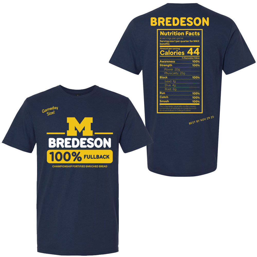 Valiant University of Michigan Football Max Bredeson "Wonder Bredeson" Tee