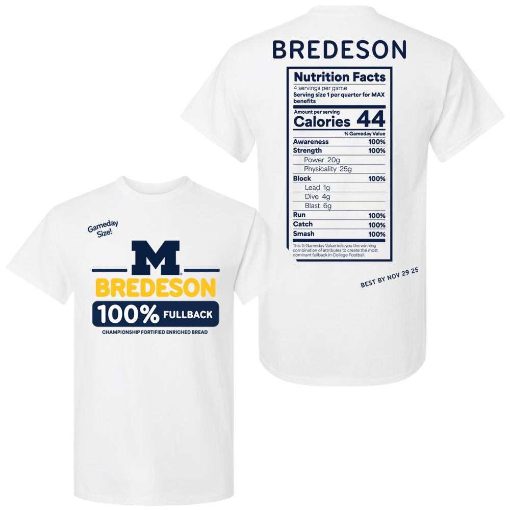 Valiant University of Michigan Football Max Bredeson "Wonder Bredeson" Tee