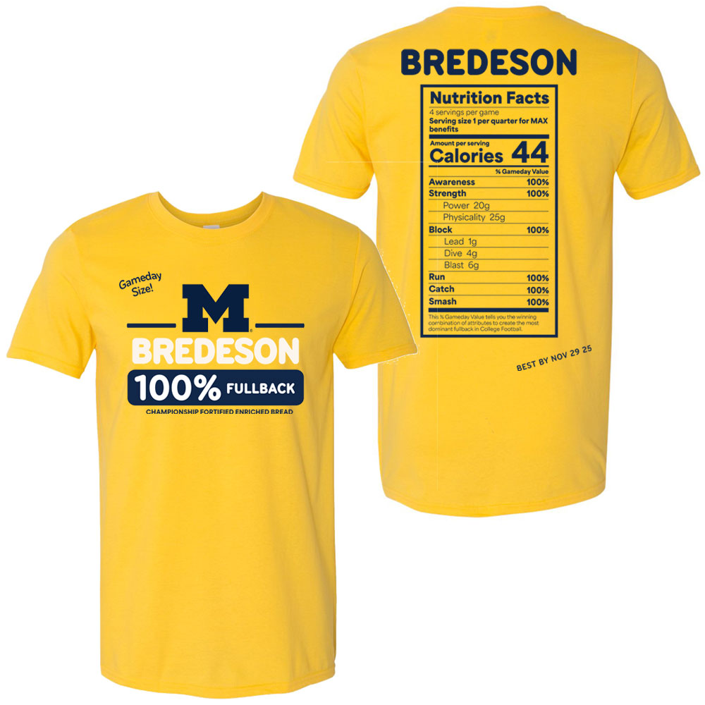 Valiant University of Michigan Football Max Bredeson "Wonder Bredeson" Tee