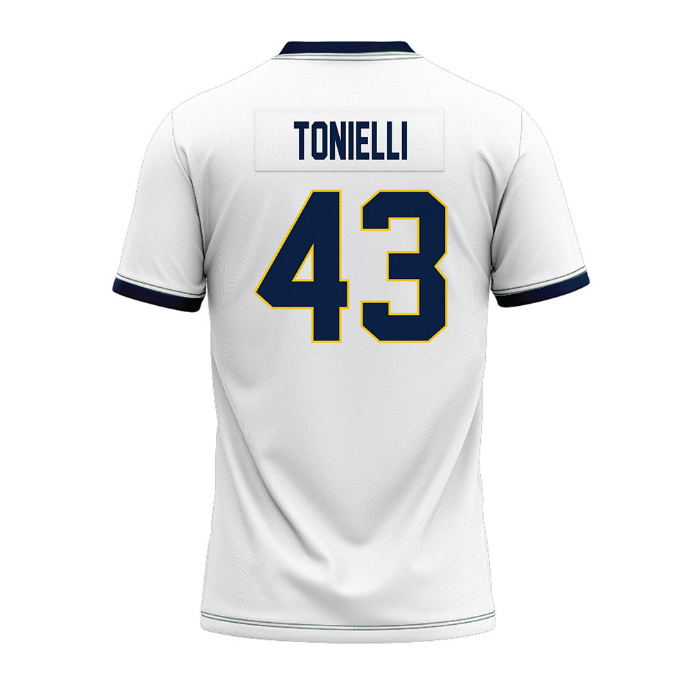 Athlete's Thread University of Michigan Football Deakon Tonielli White Sublimated Jersey