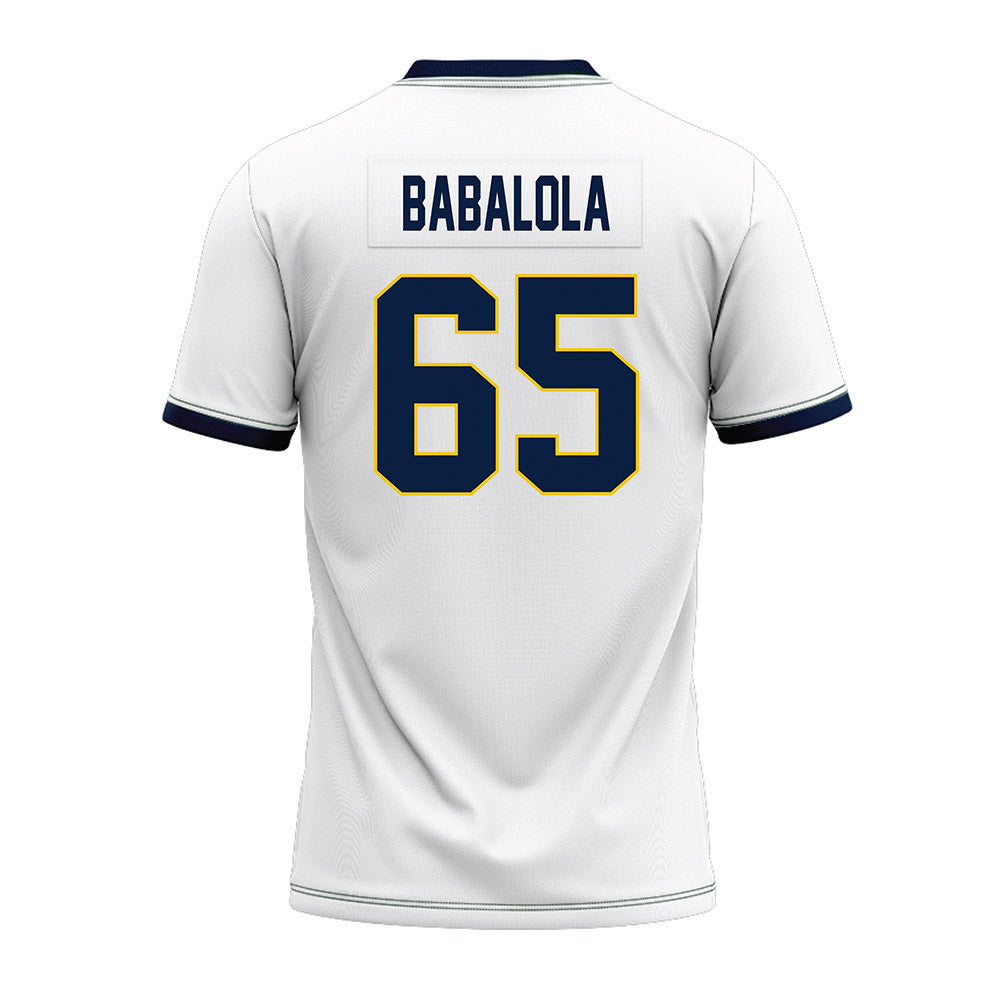 Athlete's Thread University of Michigan Football Andrew Babalola White Sublimated Jersey