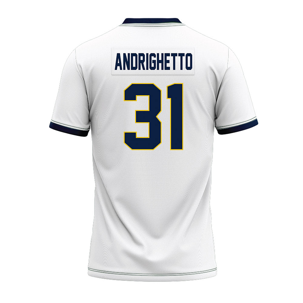 Athlete's Thread University of Michigan Football Nico Andrighetto White Sublimated Jersey