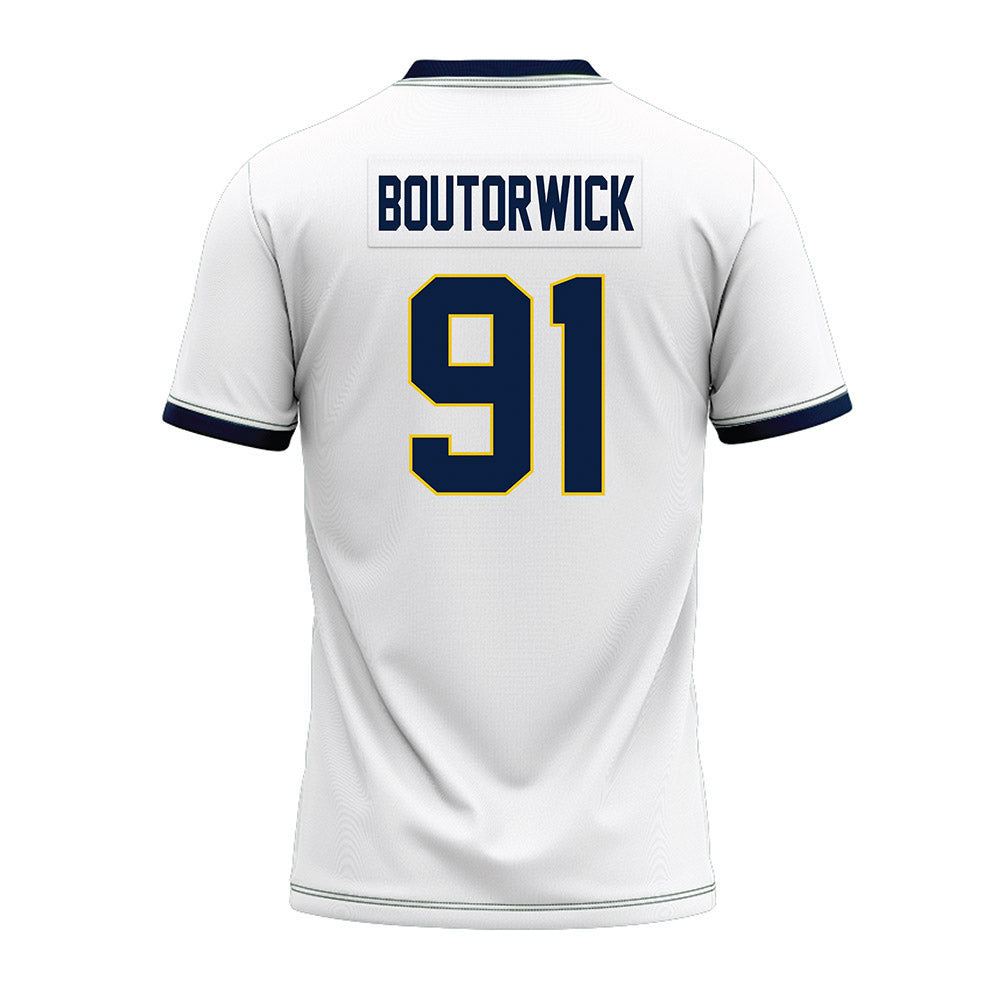Athlete's Thread University of Michigan Football Evan Boutorwick White Sublimated Jersey