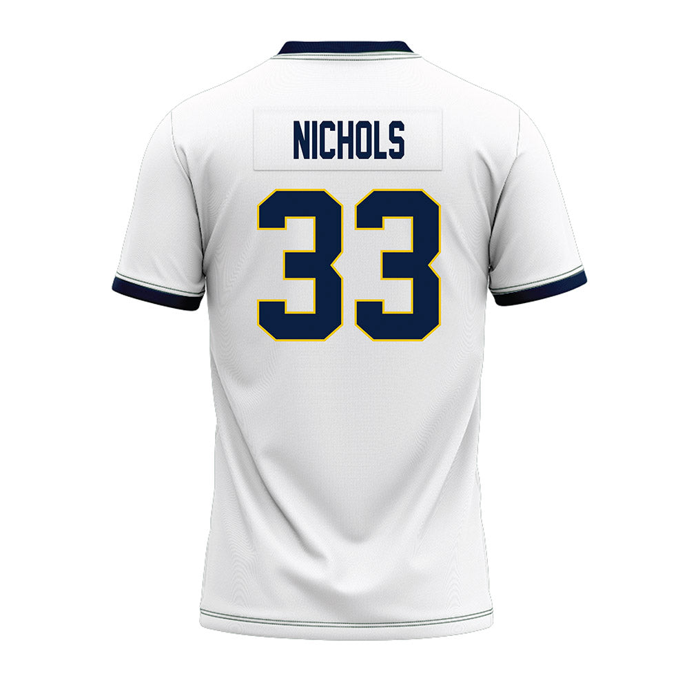 Athlete's Thread University of Michigan Football Dominic Nichols White Sublimated Jersey
