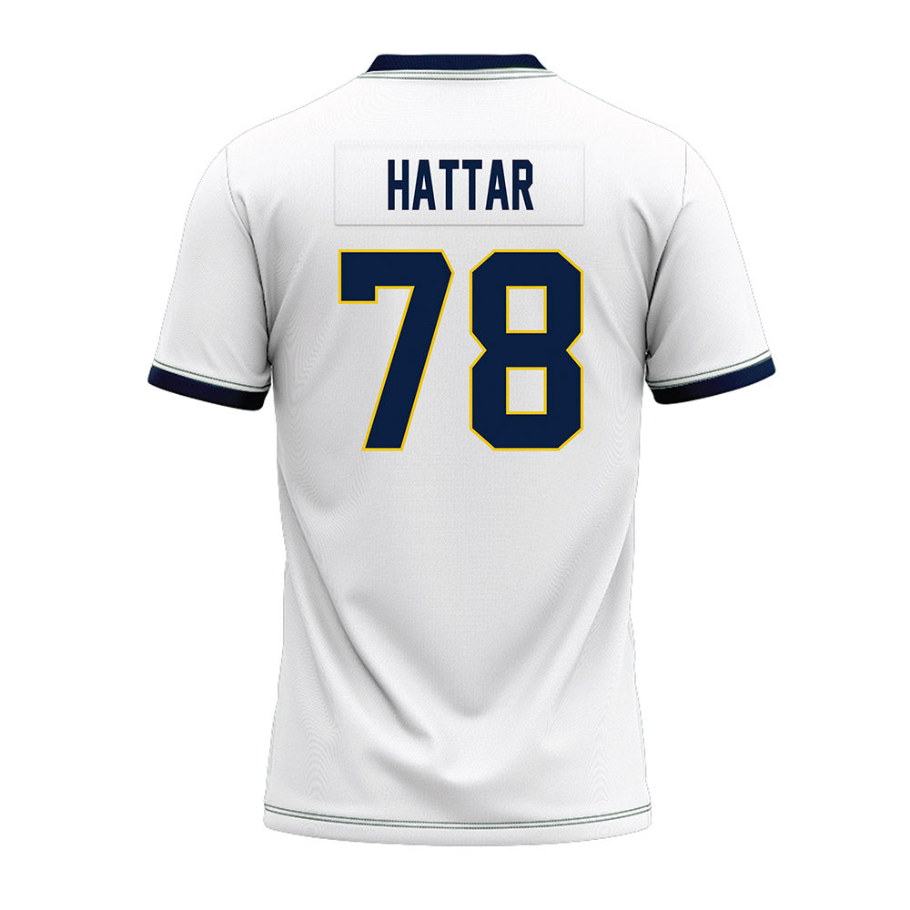 Athlete's Thread University of Michigan Football Lawrence Hattar White Sublimated Jersey