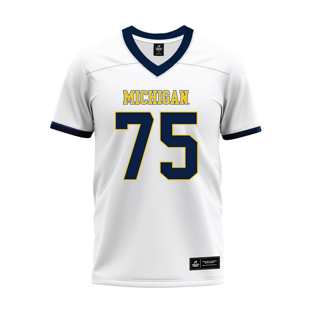 Athlete's Thread University of Michigan Football Kaden Strayhorn White Sublimated Jersey