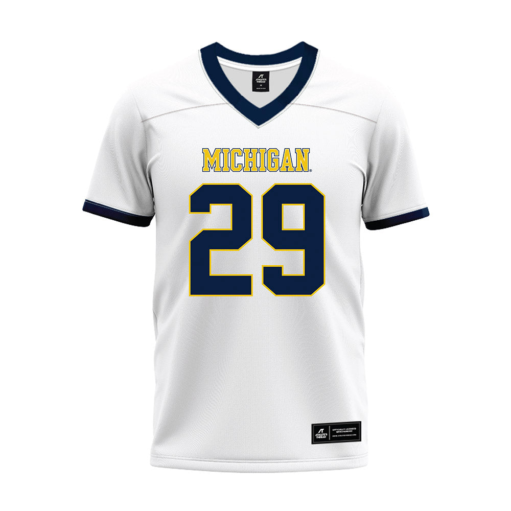 Athlete's Thread University of Michigan Football Chase Taylor White Sublimated Jersey