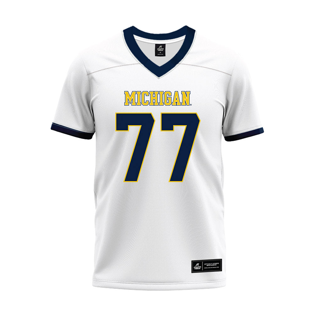 Athlete's Thread University of Michigan Football Blake Frazier White Sublimated Jersey
