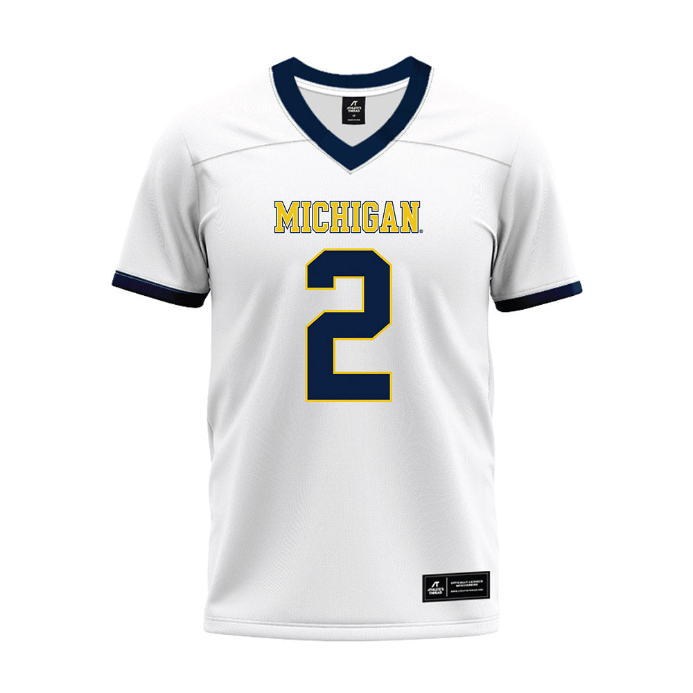 Athlete's Thread University of Michigan Football Shamari Earls White Sublimated Jersey