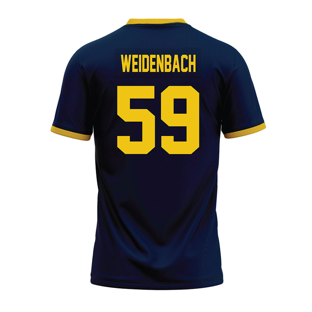 Athlete's Thread University of Michigan Football John Weidenbach Navy Sublimated Jersey