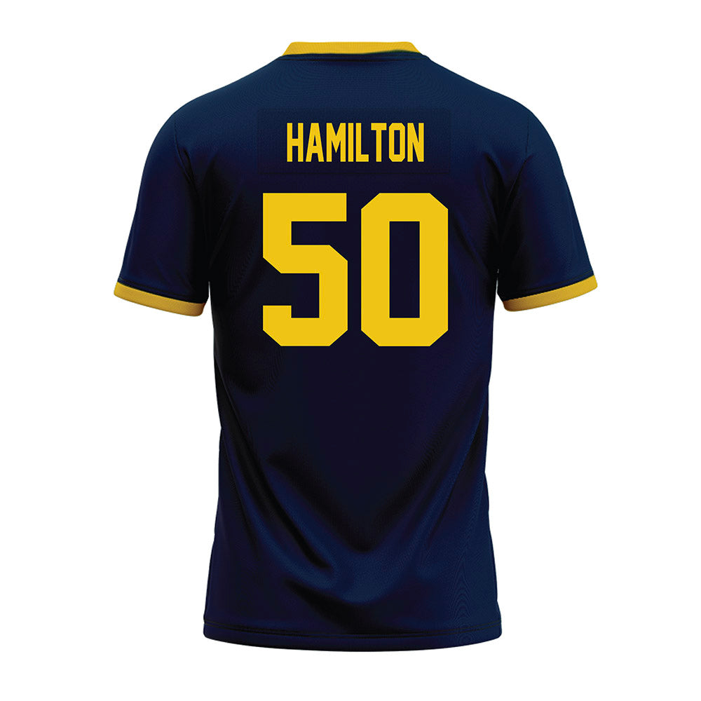 Athlete's Thread University of Michigan Football Luke Hamilton Navy Sublimated Jersey