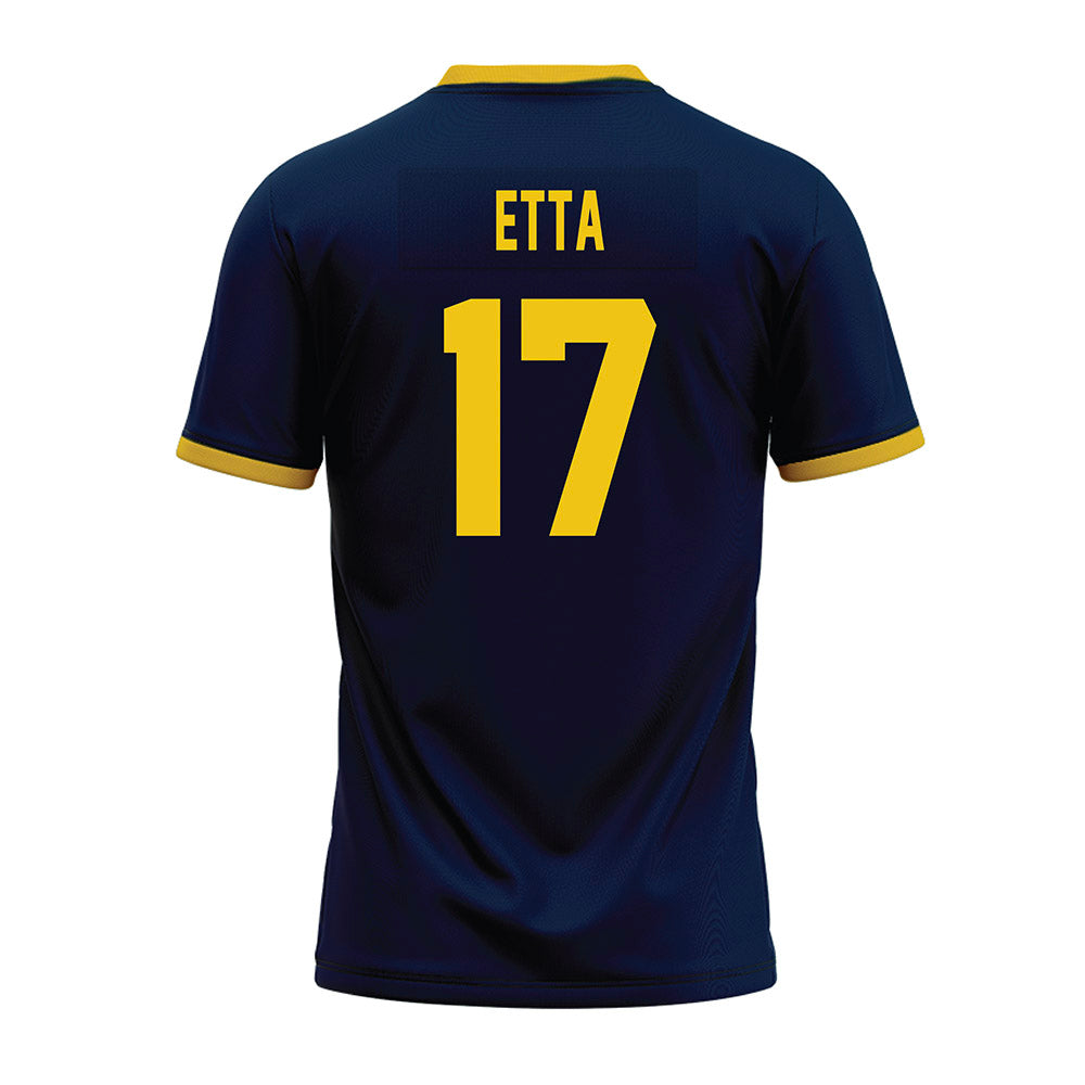Athlete's Thread University of Michigan Football Enow Etta Navy Sublimated Jersey