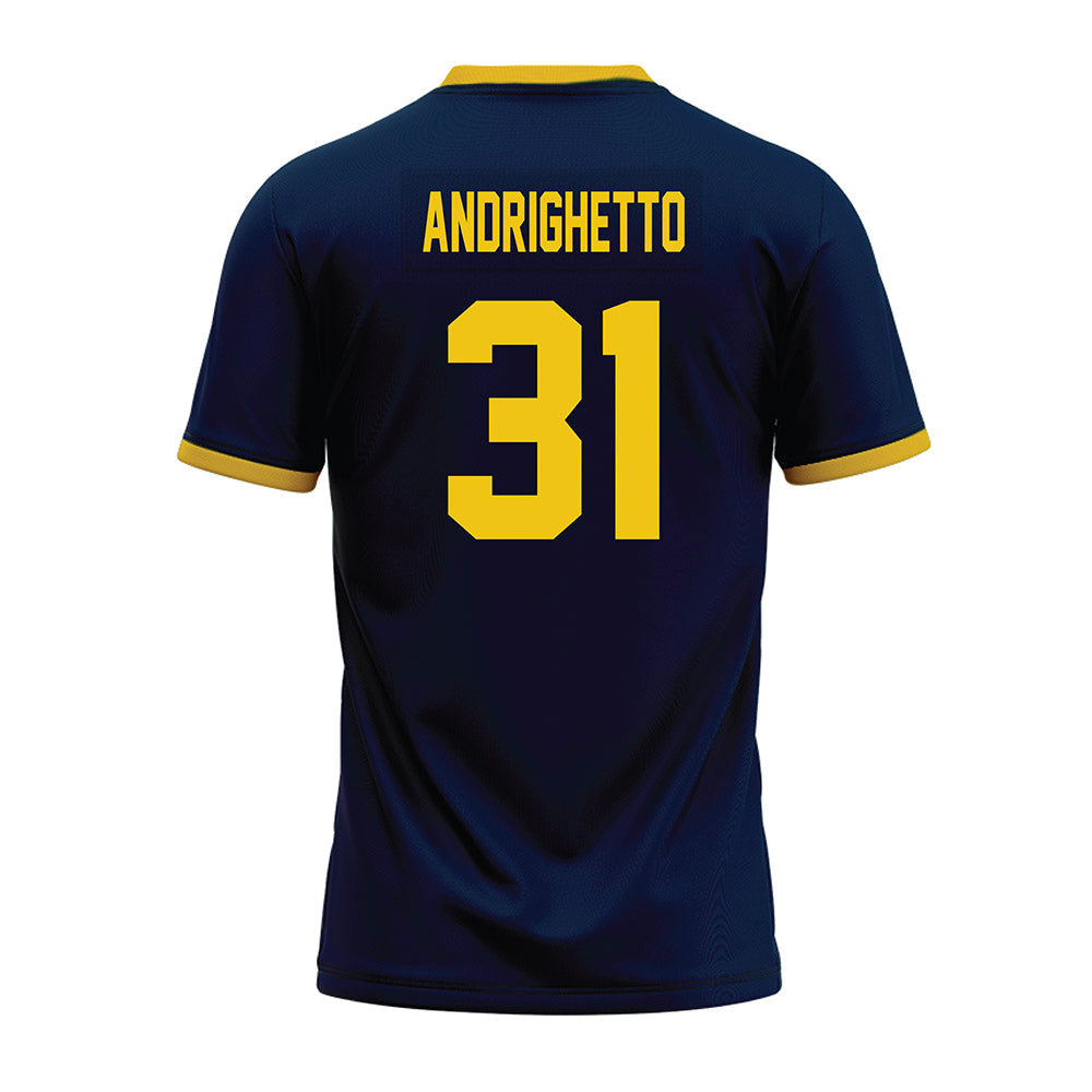 Athlete's Thread University of Michigan Football Nico Andrighetto Navy Sublimated Jersey