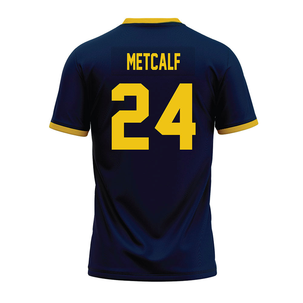 Athlete's Thread University of Michigan Football Tevis Metcalf Navy Sublimated Jersey