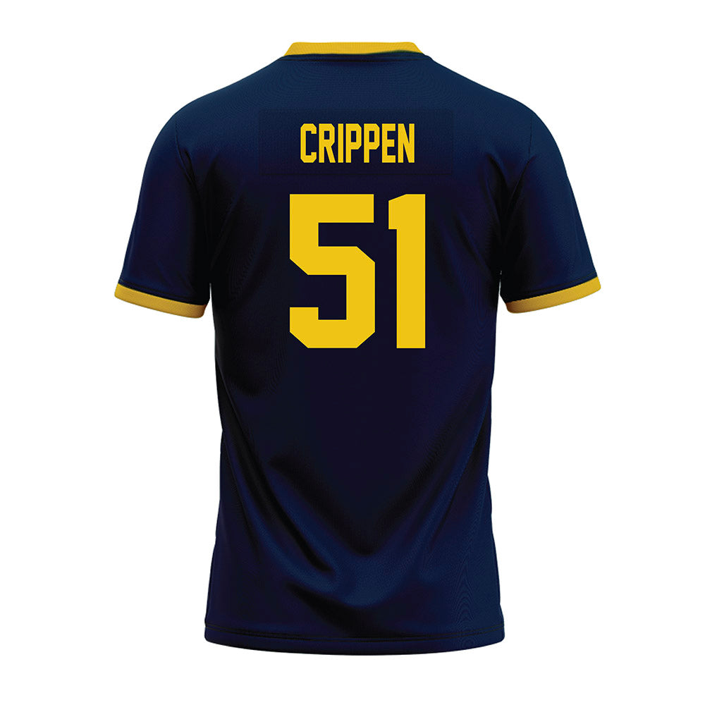 Athlete's Thread University of Michigan Football Greg Crippen Navy Sublimated Jersey