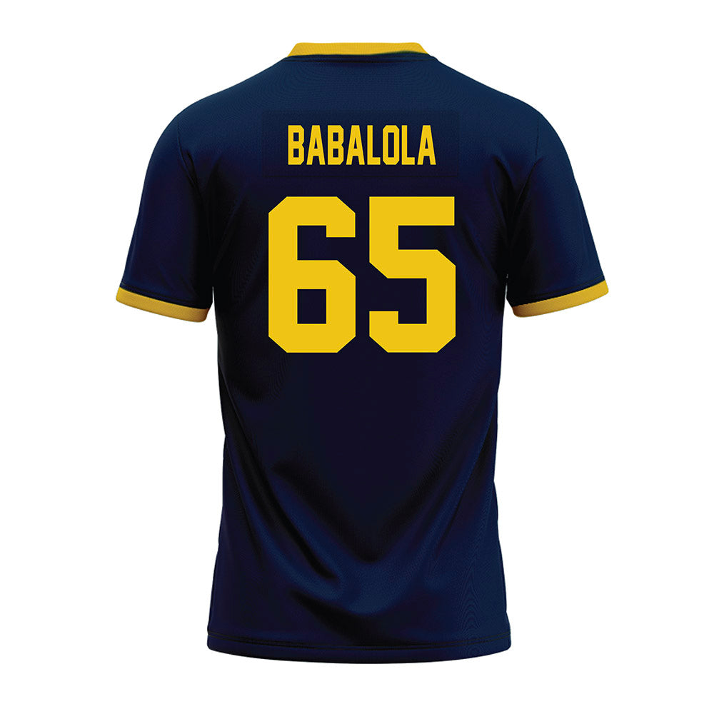 Athlete's Thread University of Michigan Football Andrew Babalola Navy Sublimated Jersey