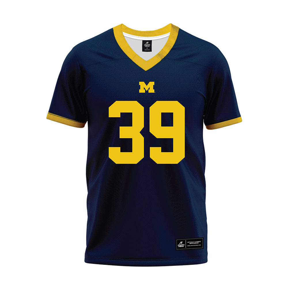Athlete's Thread University of Michigan Football Joe Taylor Navy Sublimated Jersey