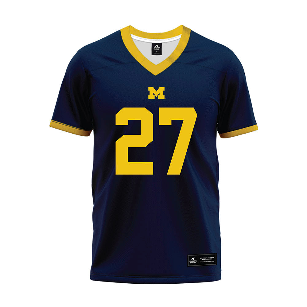 Athlete's Thread University of Michigan Football Tyler McLaurin Navy Sublimated Jersey