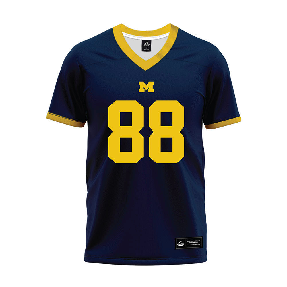 Athlete's Thread University of Michigan Football Lugard Edokpayi Navy Sublimated Jersey