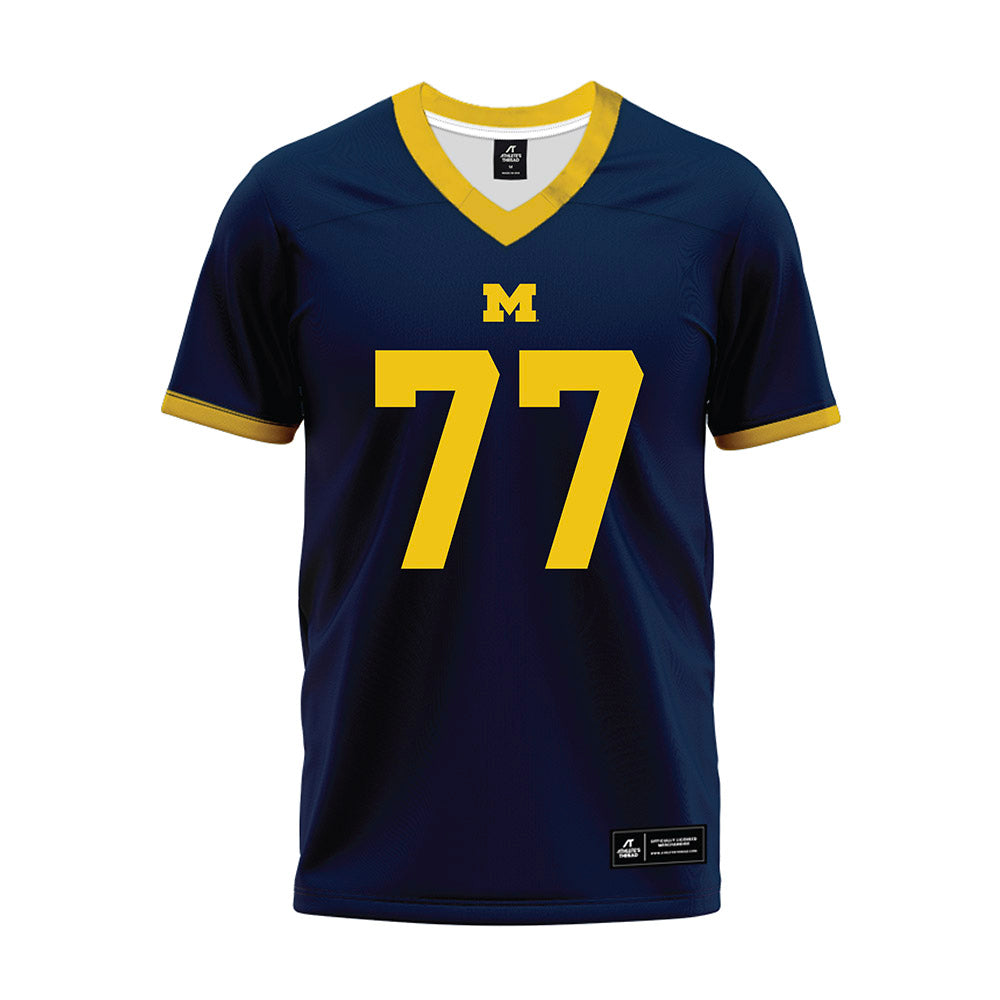 Athlete's Thread University of Michigan Football Blake Frazier Navy Sublimated Jersey
