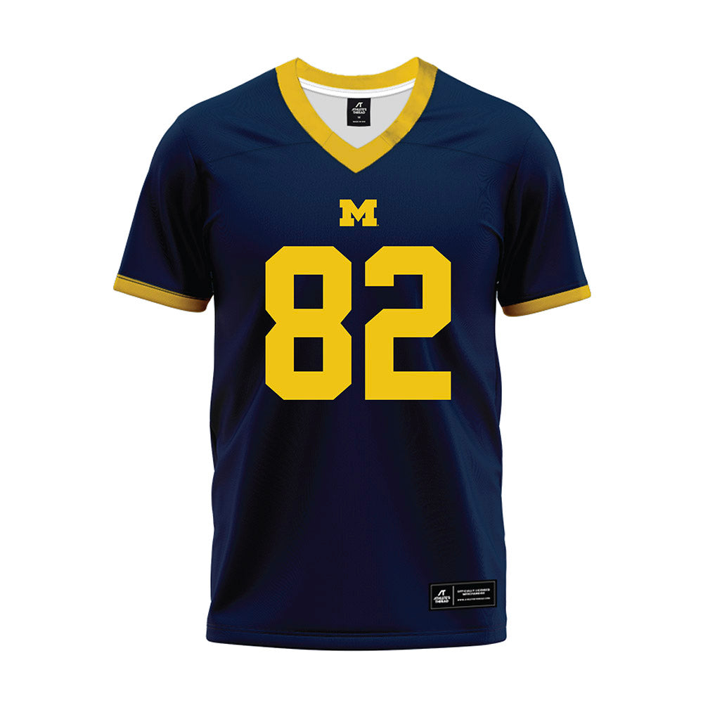 Athlete's Thread University of Michigan Football Devon Baxter Navy Sublimated Jersey