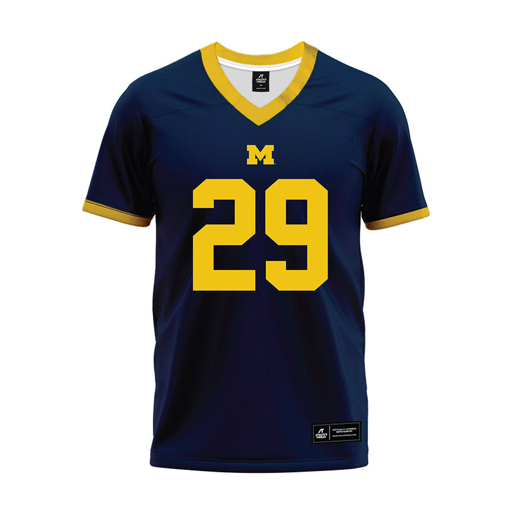 Athlete's Thread University of Michigan Football Chase Taylor Navy Sublimated Jersey