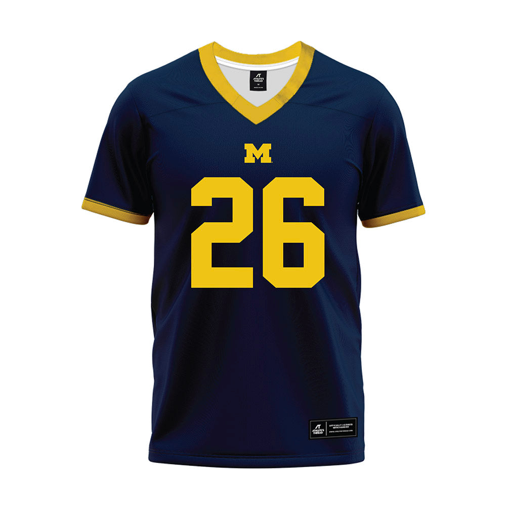 Athlete's Thread University of Michigan Football Donovan Johnson Navy Sublimated Jersey