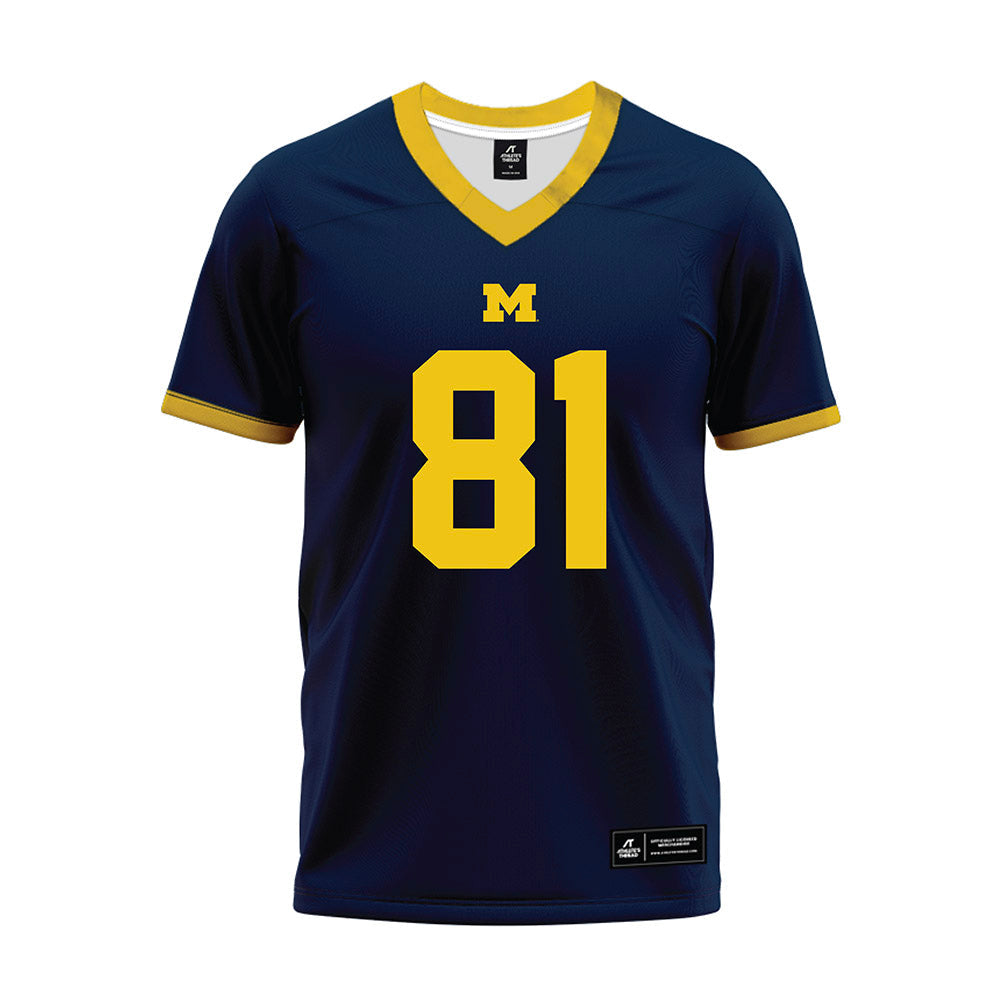 Athlete's Thread University of Michigan Football Peyton O'Leary Navy Sublimated Jersey
