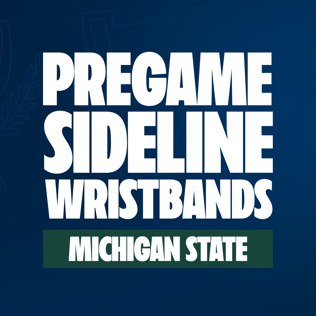 University of Michigan vs. MSU Pregame Sideline Wristband Experience