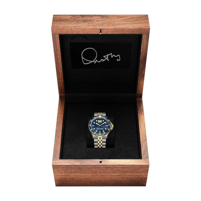 Axia Time University of Michigan Basketball 2026 National Championship Argos Timepiece with Limited Edition Autographed Dusty May Box