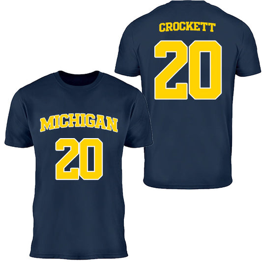 University of Michigan Women's Basketball Alyssa Crockett Jersey Tee