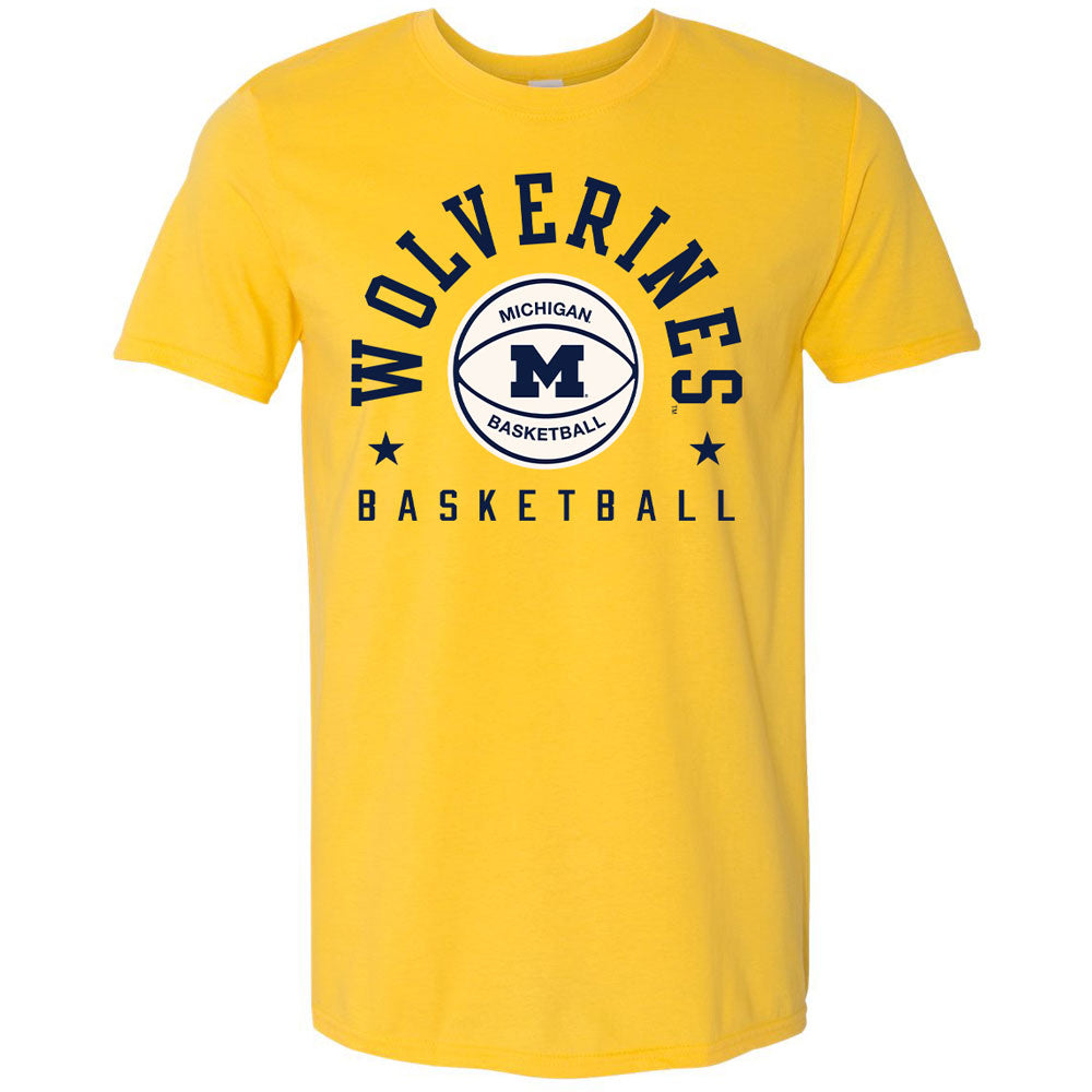 Valiant University of Michigan Basketball Retro Stars Tee
